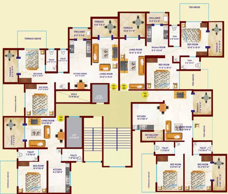  bhagyoday-residency-phase-1 Bhagyoday Residency Phase 1 Cluster Plan