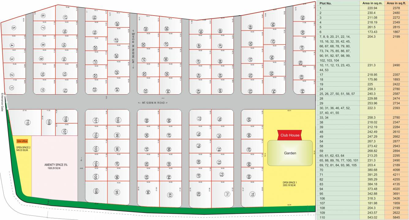Images for Layout Plan of Landscapes Nisargsrishti