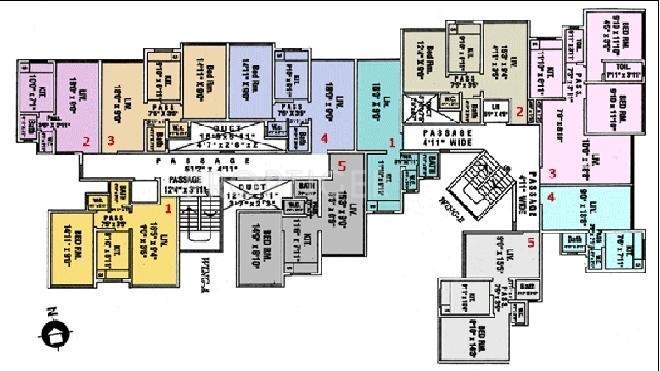 Images for Cluster Plan of Rizvi Aashiana