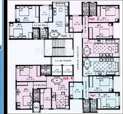 Images for Cluster Plan of Rizvi Crystal Tower