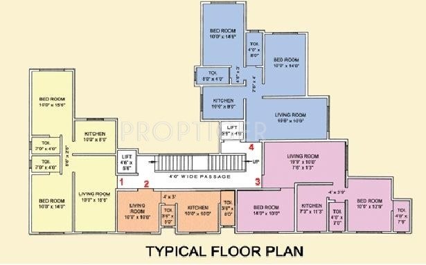 Images for Cluster Plan of Rizvi Link Apartment