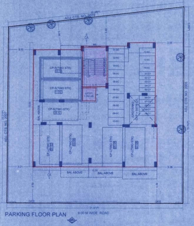  gulmohar apartment Ground Floor Gulmohar Cluster Plan