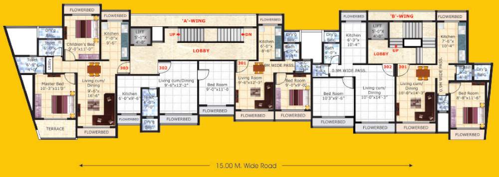  jewel Tower A Cluster Plan