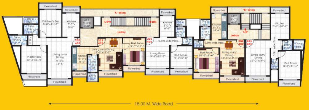  jewel Tower A Cluster Plan