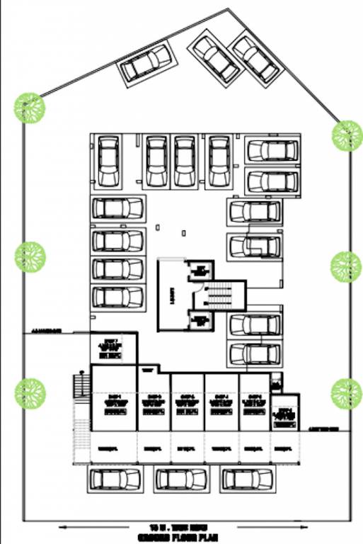 vrundavan Ground Floor Plan