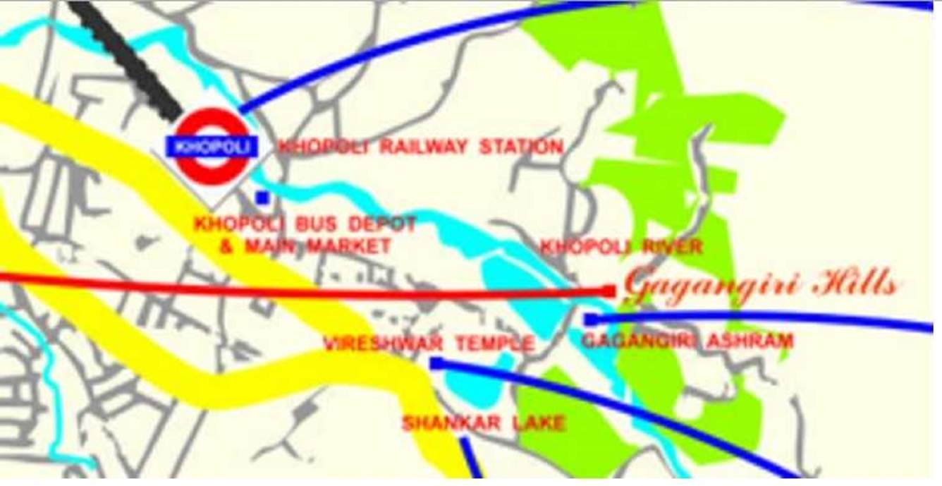  gagangiri hills Location Plan