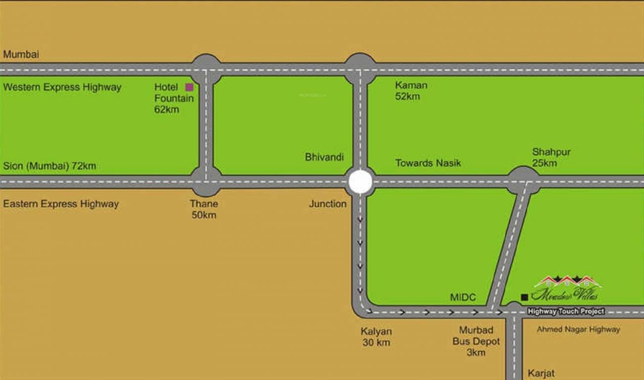  villas Location Plan