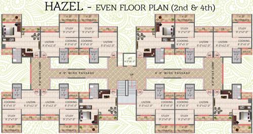  raj-sharon-garden Images for Cluster Plan of Sharon Raj Sharon Garden