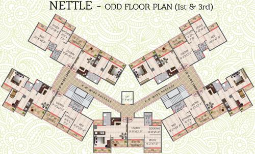  raj-sharon-garden Images for Cluster Plan of Sharon Raj Sharon Garden
