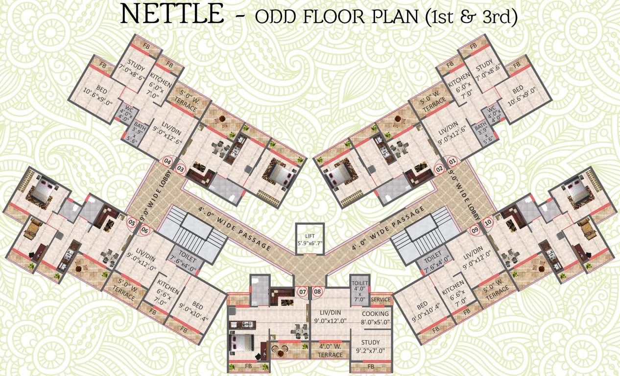  raj sharon garden Images for Cluster Plan of Sharon Raj Sharon Garden