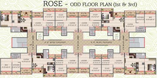  raj-sharon-garden Images for Cluster Plan of Sharon Raj Sharon Garden