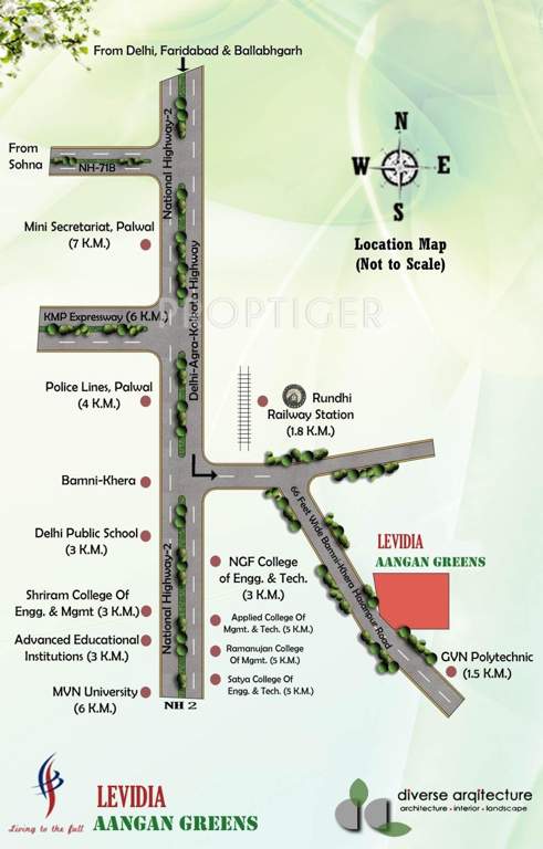  aangan greens Images for Location Plan of Levidia Aangan Greens