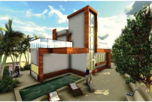 Elevation river-mountain-villas Elevation