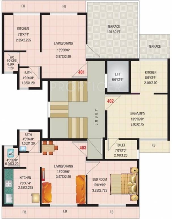 Images for Cluster Plan of JBD Group Balaji Residency