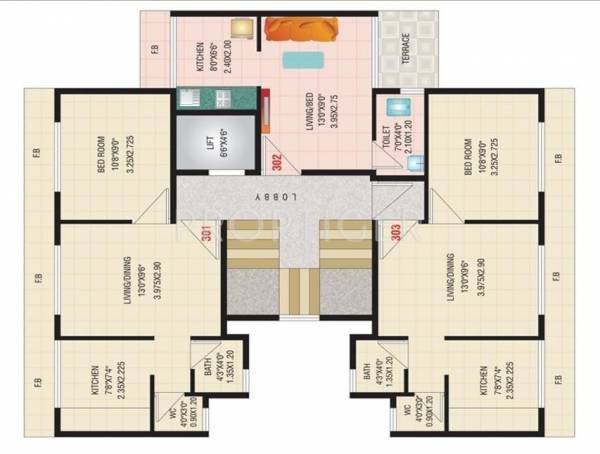 Images for Cluster Plan of JBD Group Balaji Residency