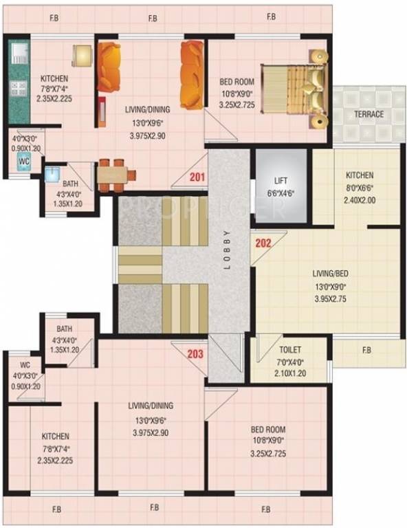 Images for Cluster Plan of JBD Group Balaji Residency