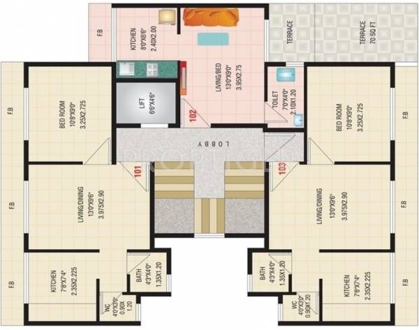 Images for Cluster Plan of JBD Group Balaji Residency