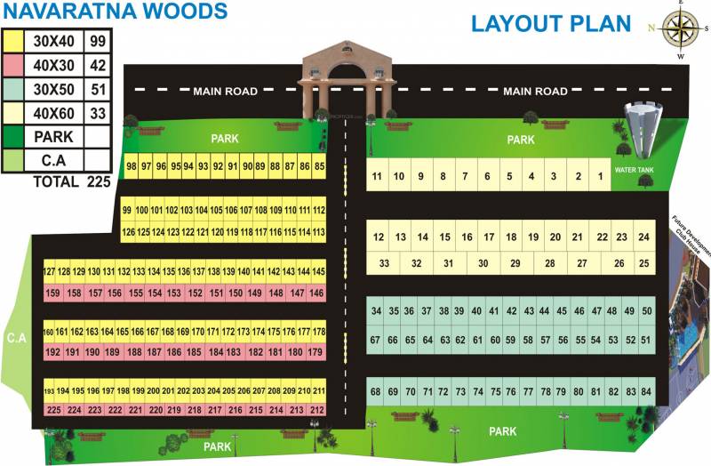 Images for Layout Plan of 7 Hills Navaratna Woods