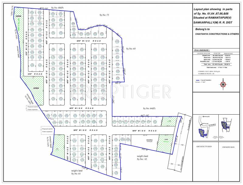 Chaitanya Constructions Green Avenue II Site Plan