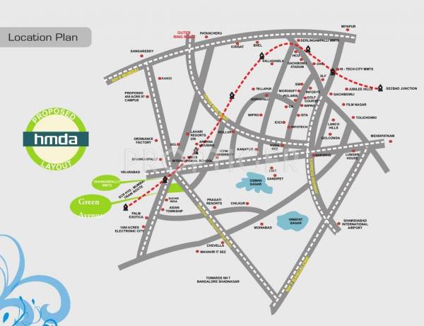 Images for Location Plan of Chaitanya Green Avenue II