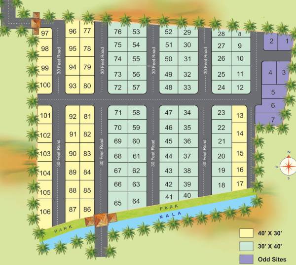 Images for Layout Plan of 7 Hills Siddalingeshwara Green Garden