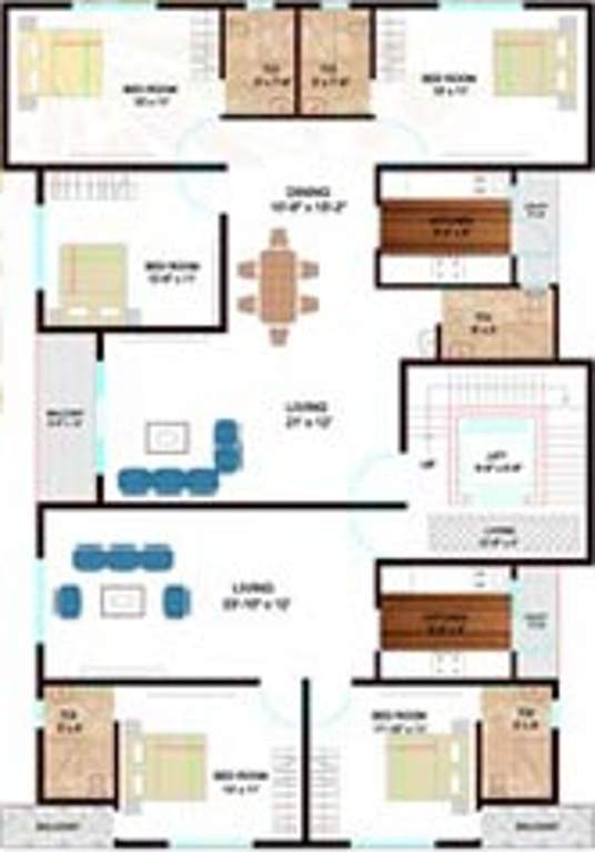 Images for Cluster Plan of Al Najm Builders Bangalore Najm Exotica