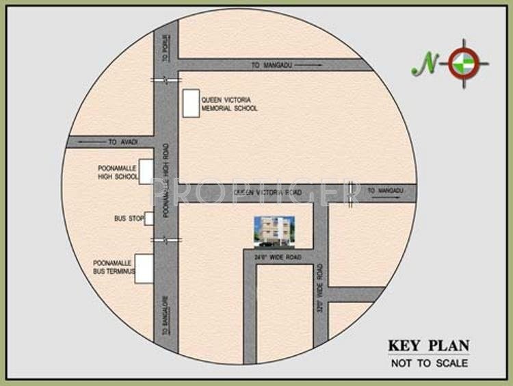 MS Builderss Sri Ambal City Location Plan