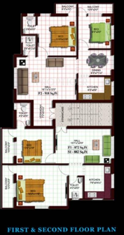 Images for Cluster Plan of Sabari Jasmine