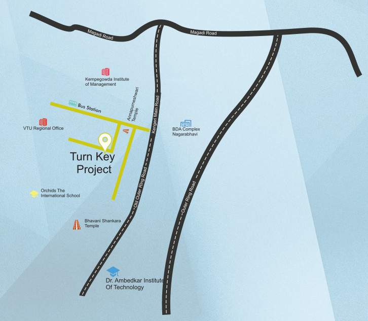  square turn key project Location Plan