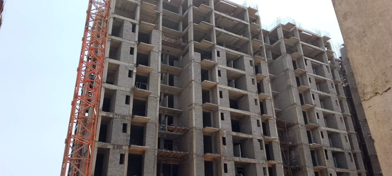  spls grah awas yojna Block A Construction Status Oct 24