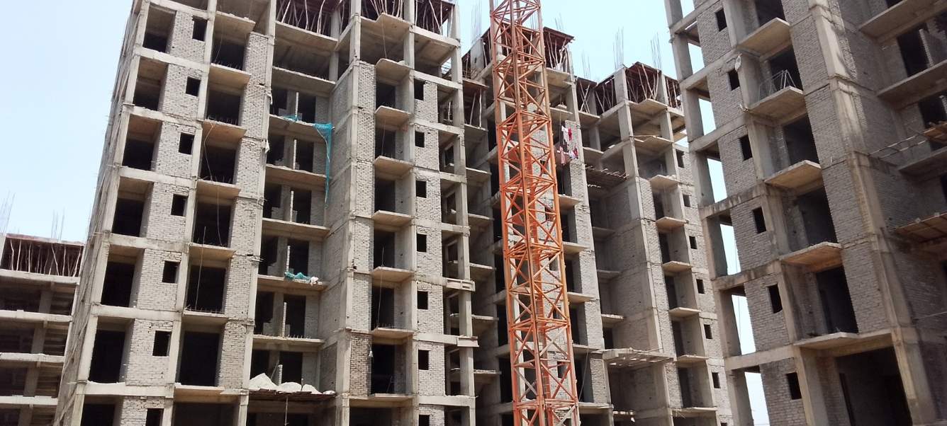  spls grah awas yojna Block A Construction Status Oct 24