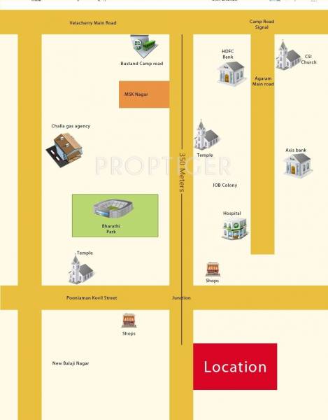 Images for Location Plan of Alankar Bharathii Nagar 1