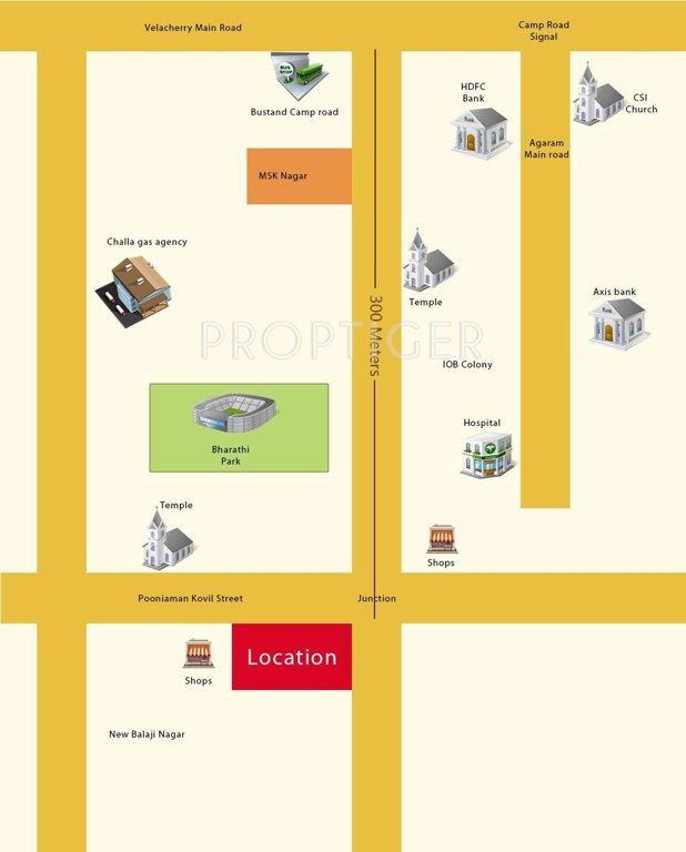 Images for Location Plan of Alankar Bharathii Nagar 2