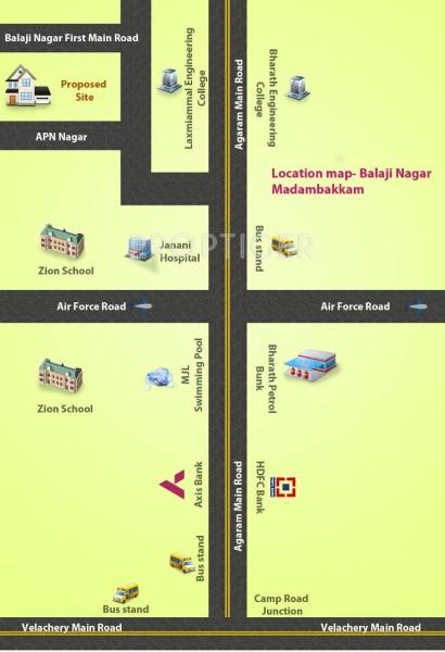 Images for Location Plan of Alankar Balaji Nagar