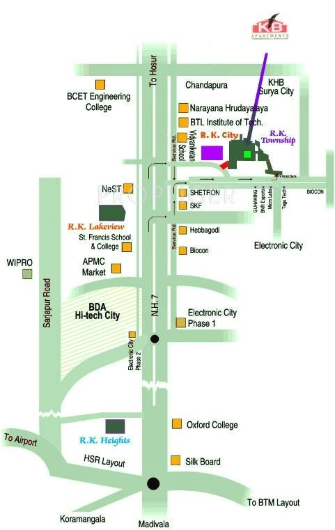 Images for Location Plan of Kataria KB Apartments