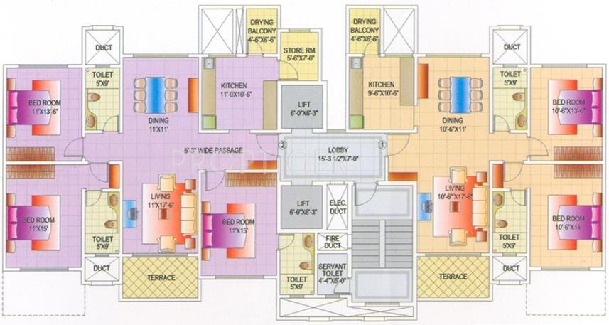 Images for Cluster Plan of Karia Builders Indrayu Enclave II