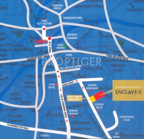 Images for Location Plan of Karia Builders Indrayu Enclave II