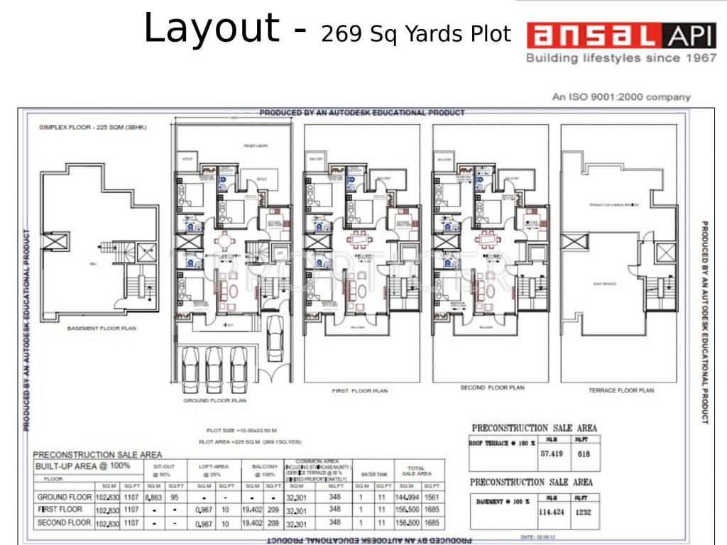 Images for Cluster Plan of Ansal Versalia
