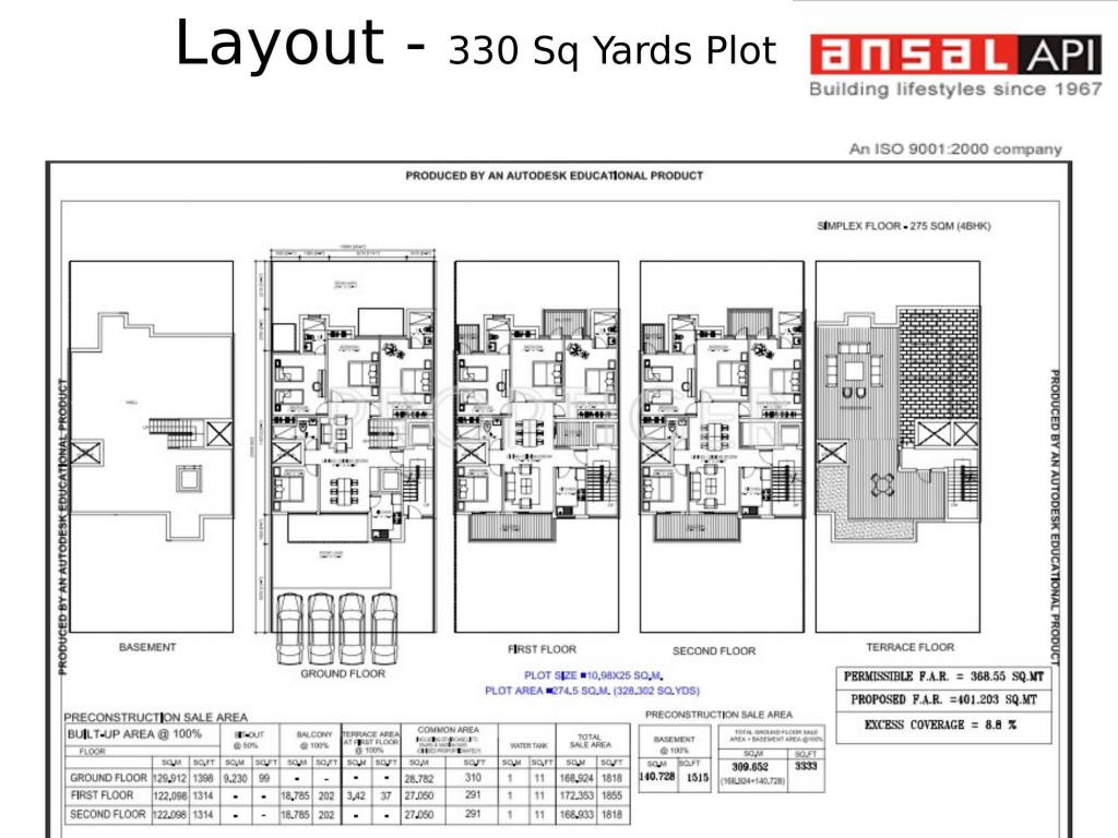 Images for Cluster Plan of Ansal Versalia