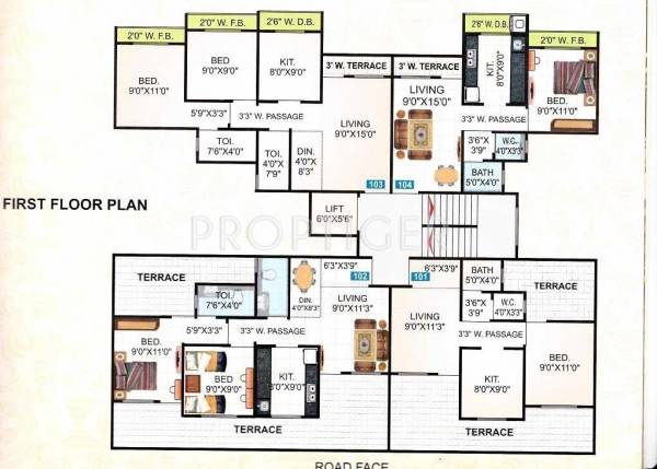 Images for Cluster Plan of Dharti Mira Dharti Residency
