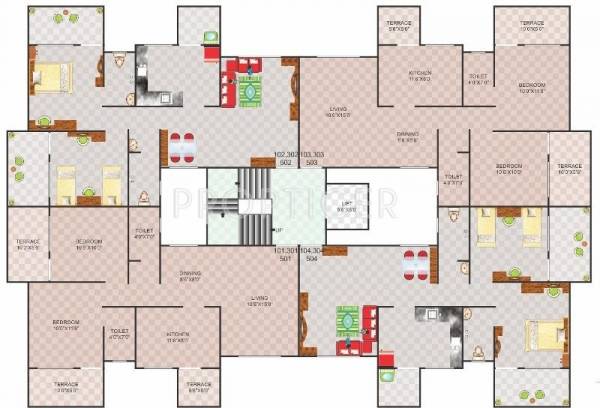 Images for Cluster Plan of Sonigara Homes Pearl