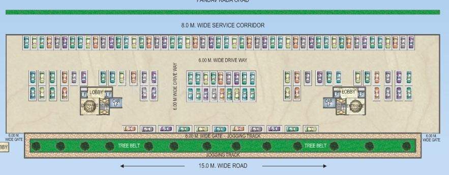Images for Cluster Plan of Konnark Realtors Sai Krupa Premises