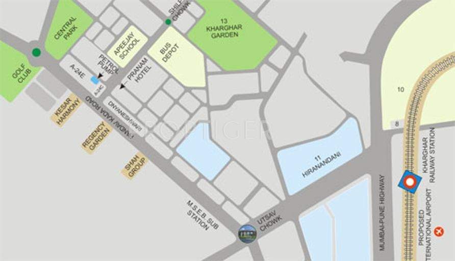  shree krishna paradise Images for Location Plan of Konnark Realtors Shree Krishna Paradise