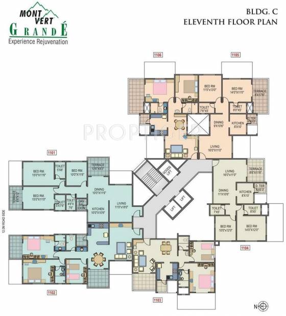 Images for Cluster Plan of Mont Vert Homes Grande