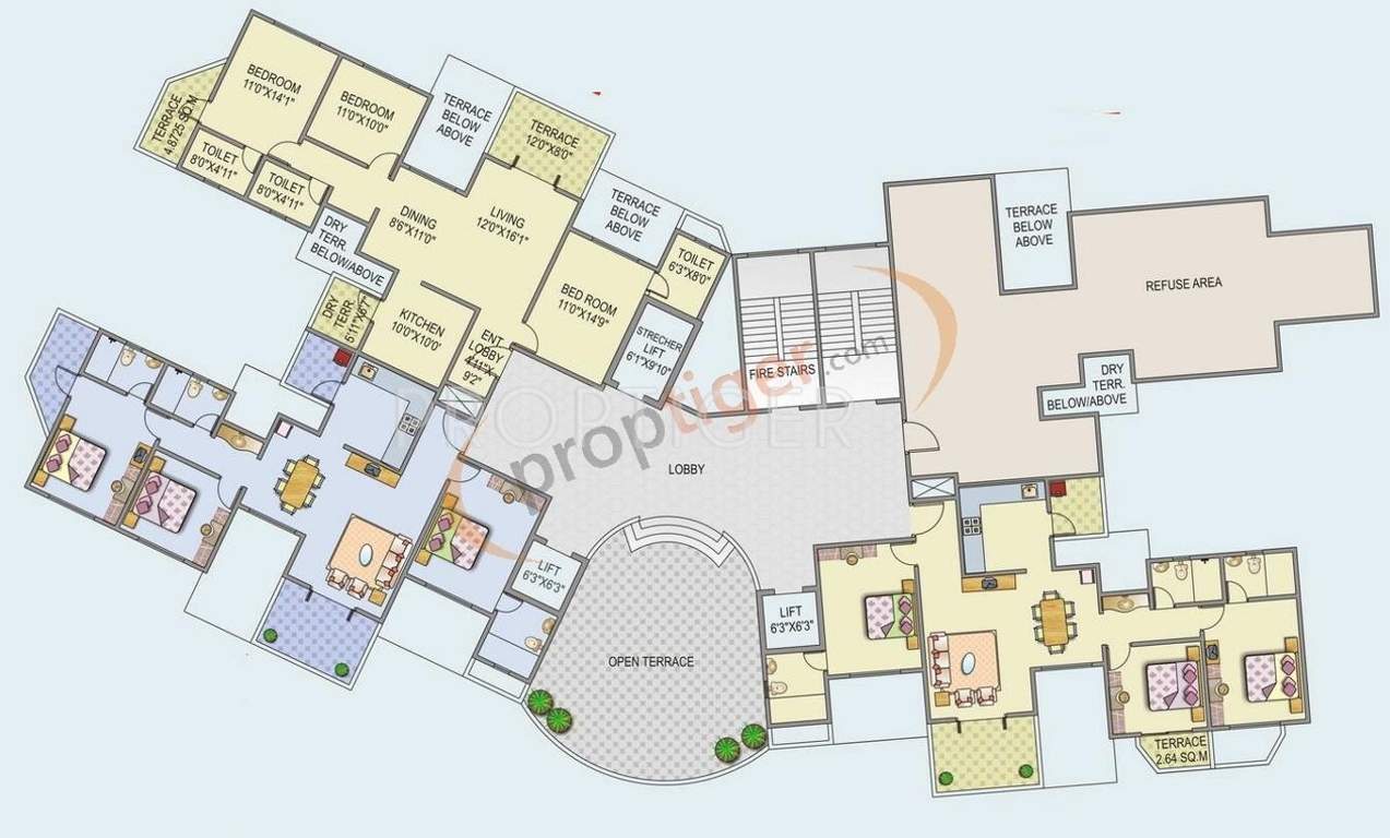  biarritz 2 Images for Cluster Plan of Mont Vert Homes Biarritz 2