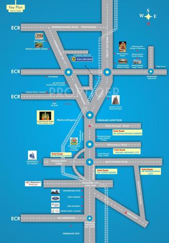 Vetri Reals Sri Kamalavalli Nagar Location Plan