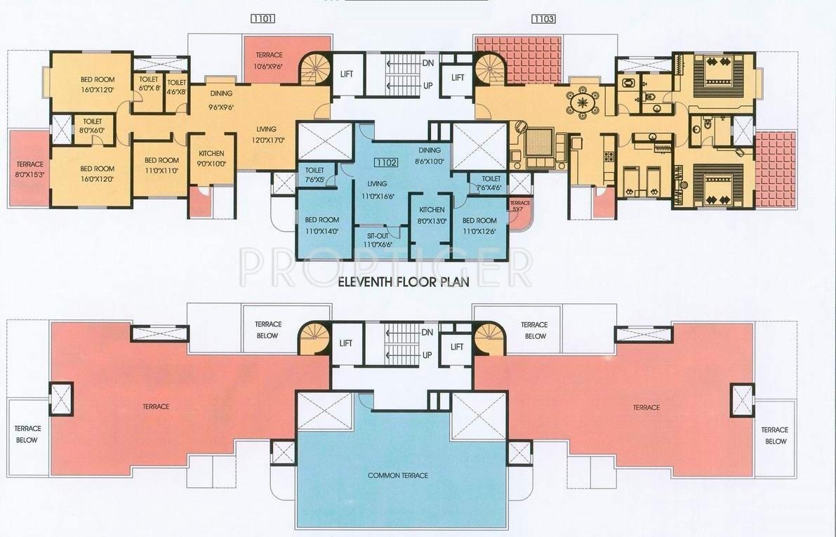 Images for Cluster Plan of Mont Vert Homes Finesse