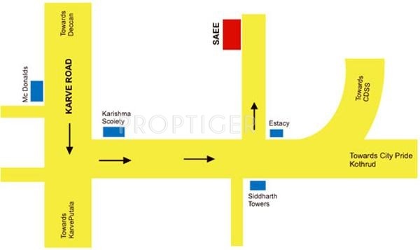 Images for Location Plan of Pandit Javdekar Constructions Saee