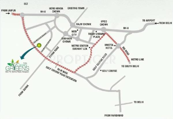 Images for Location Plan of Today Homes Canary Greens