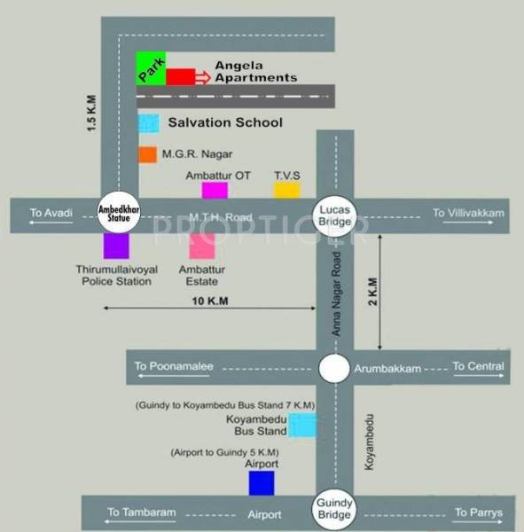 Images for Location Plan of Satham Angela Apartments